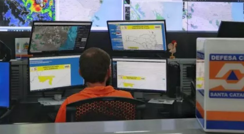 Santa Catarina monitora eventos meteorológicos e emite alertas