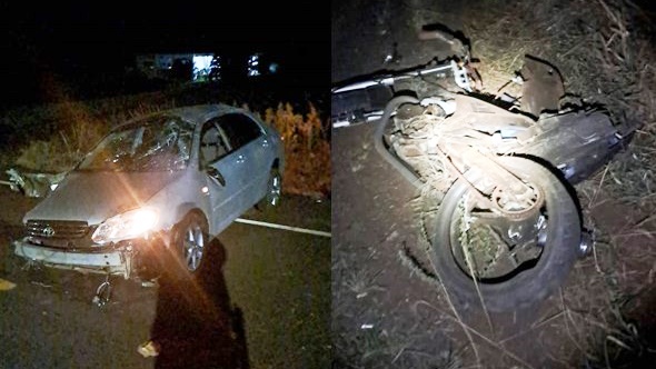 Mulher morre e duas pessoas ficam feridas em acidente na PR-880
