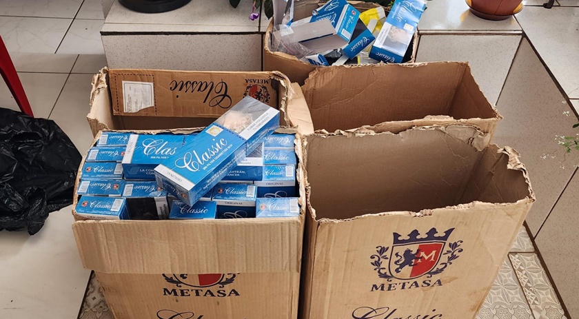 Operação policial desmantela ponto de venda de cigarros contrabandeados em residência