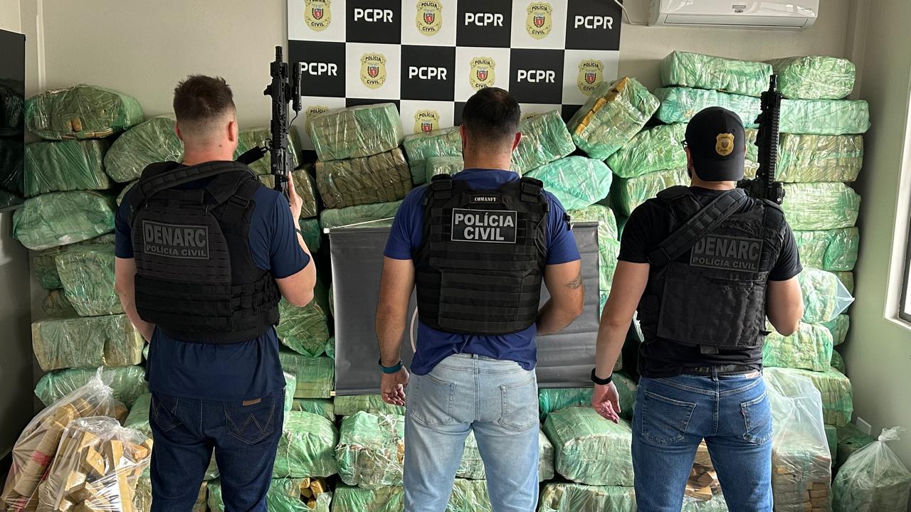 Polícia Civil apreende mais de duas toneladas de maconha