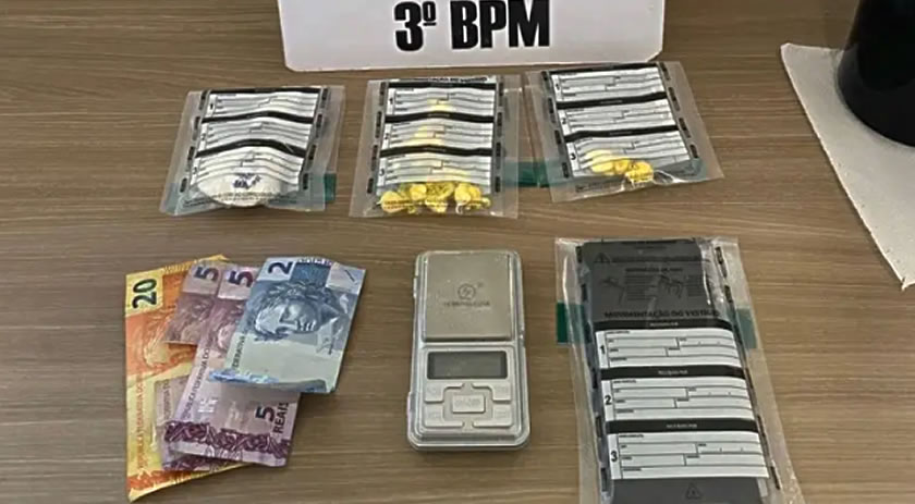 Homem é preso por tráfico de drogas após denúncia anônima