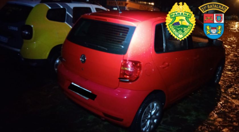 Polícia Militar recupera veículo roubado que estava sendo levado para a Argentina