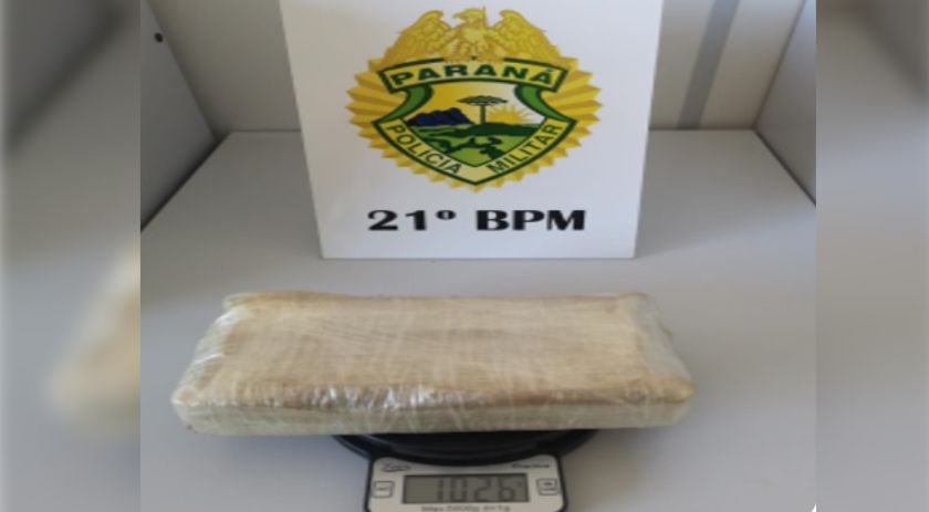 Polícia Militar prende dois indivíduos e apreende grande quantidade de crack em Realeza