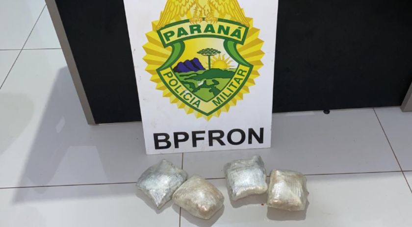 BPfron apreende maconha em ônibus interestadual