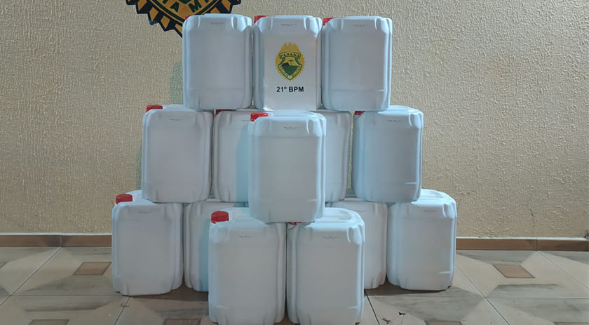 Agrotóxico argentino é apreendido em Marmeleiro