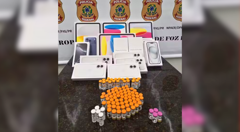 Passageira é flagrada com mais de 90 ampolas de tirzepatida contrabandeadas em aeroporto