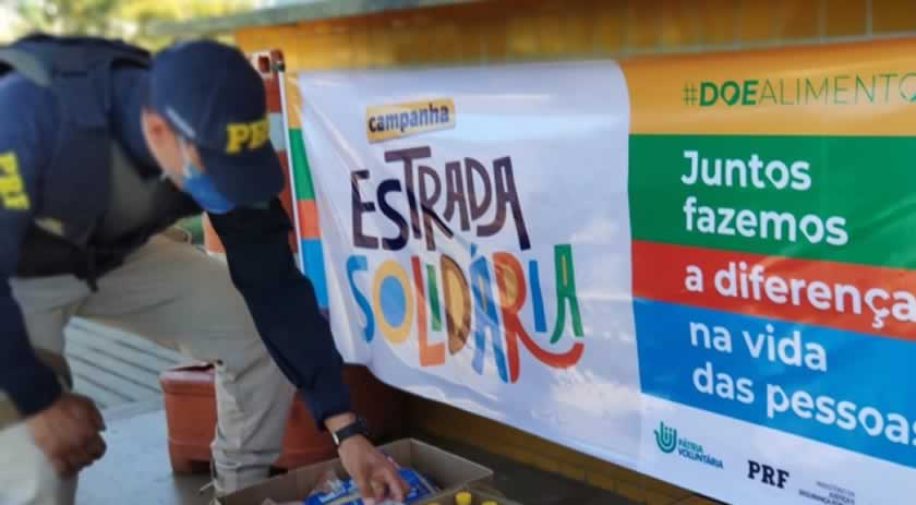 PRF promove a campanha "Estrada Solidária"
