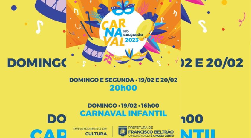 Departamento de Cultura promove Carnaval no Calçadão