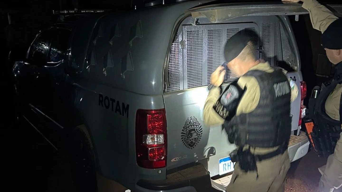 ROTAM prende casal foragido da Justiça por tráfico de drogas