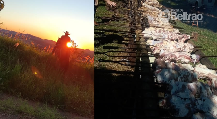 Mais de 100 cavaleiros participaram da primeira cavalgada do grupo Cavaleiros da Serra