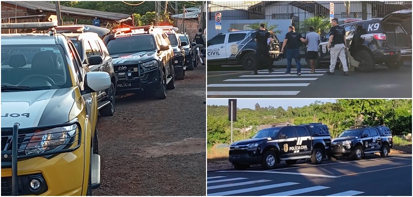 Operação contra o tráfico de drogas é realizada em Realeza