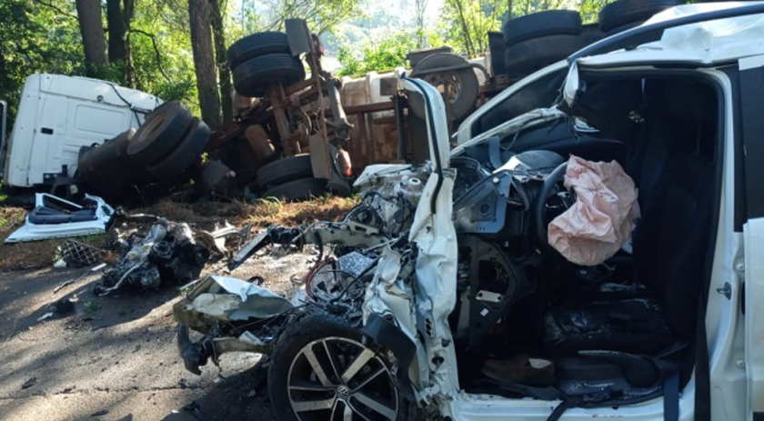 Policial militar aposentado é a vítima fatal do grave acidente na BR 282