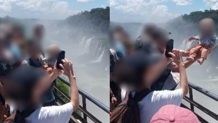 Turistas que desrespeitam regras nas Cataratas podem ser multados