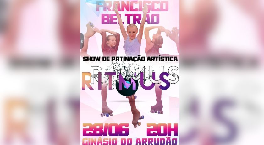 Show de patinação artística no Arrudão