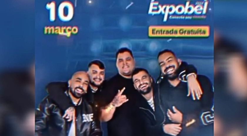 Grupo Menos é Mais se apresenta neste domingo na Expobel