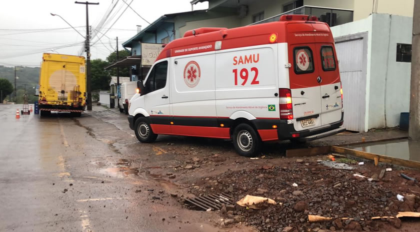 Trabalhador fica ferido ao cair de uma construção em Beltrão