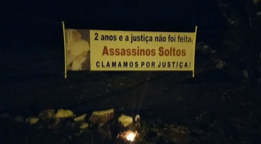 Manifestação reivindica justiça para cadeirante morto atropelado há dois anos