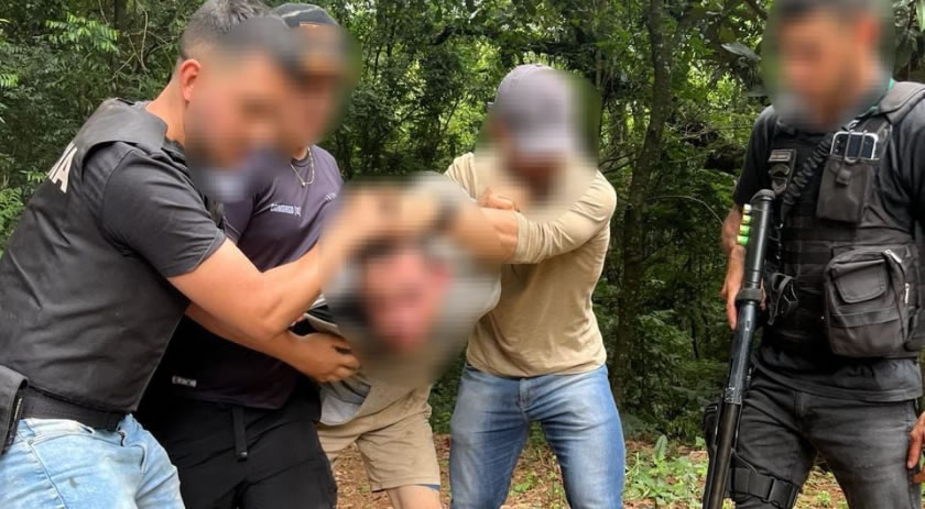 Polícia recaptura “Pirata”, quarto foragido da penitenciária de Bernardo de Irigoyen