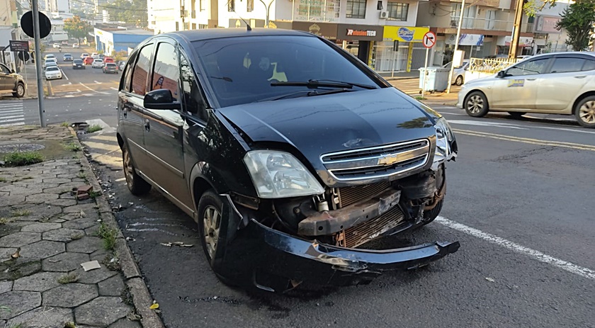 Criança fica ferida em acidente na área central de Francisco Beltrão