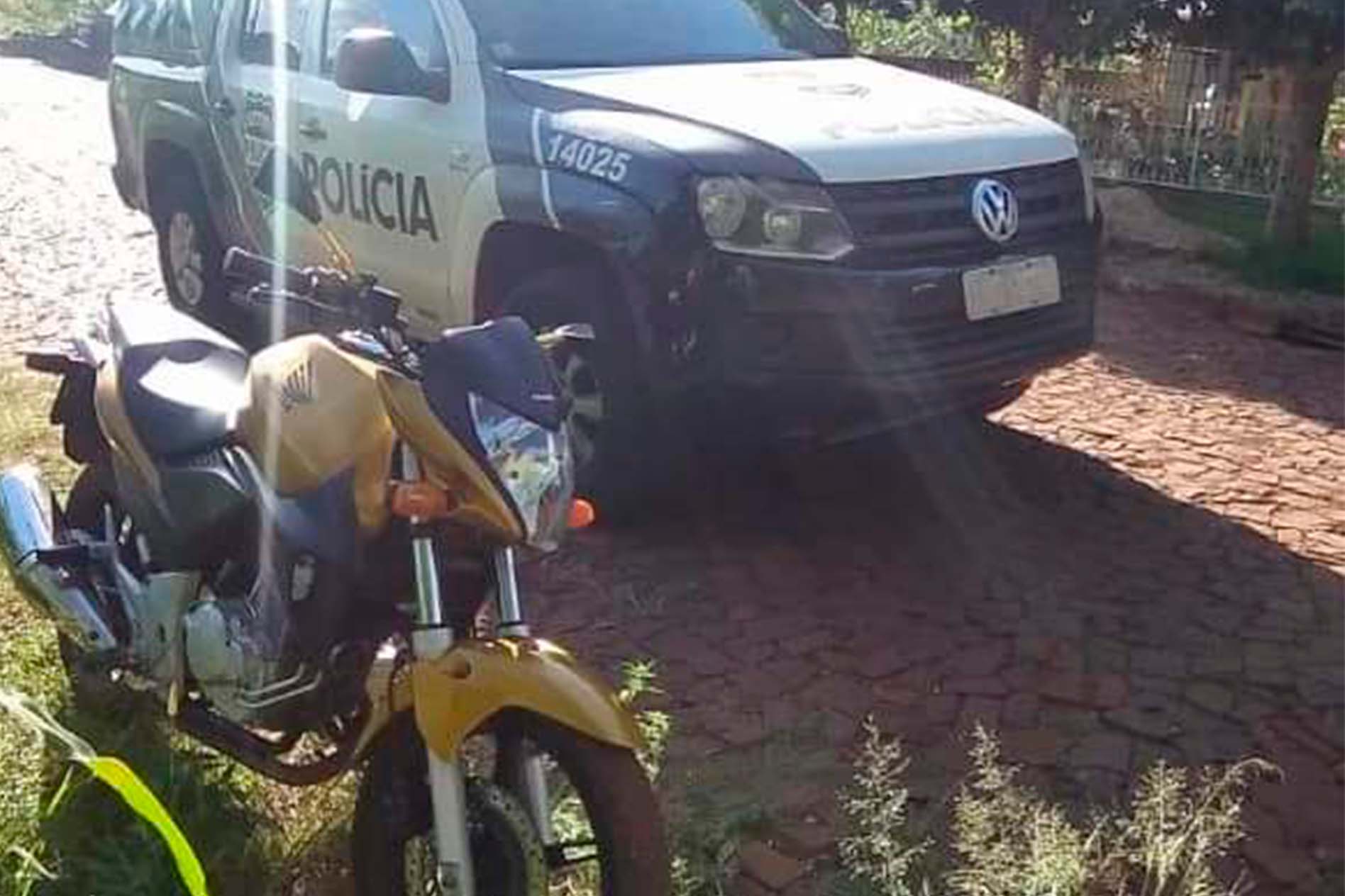 Polícia Civil recupera motocicleta furtada em menos de 24 horas após o furto
