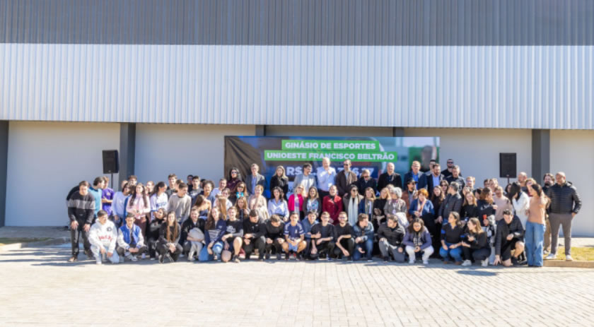 Unioeste inaugura novo ginásio de esportes no campus de Francisco Beltrão