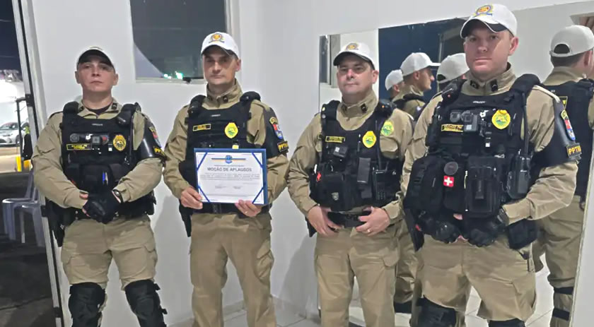 Pelotão de Trânsito do 21º BPM recebe Moção de Aplausos na Câmara de Vereadores