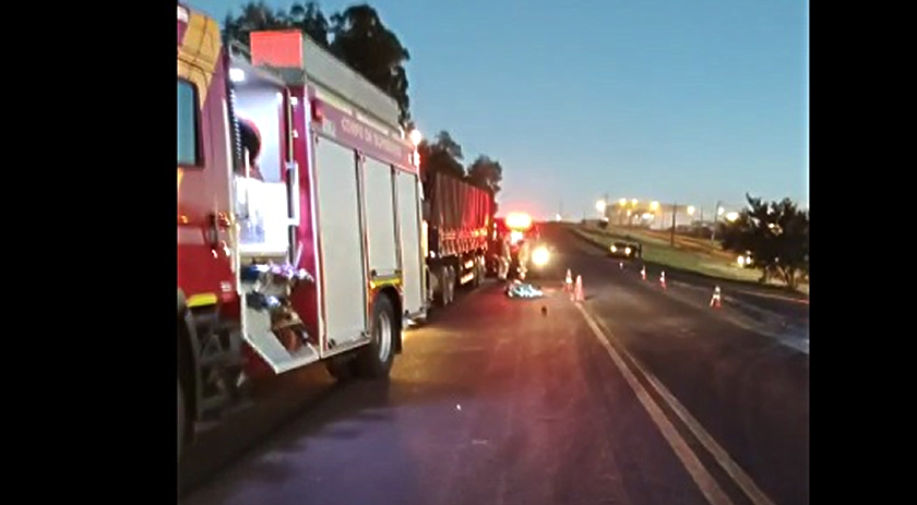 Motorista de caminhão morre atropelado por automóvel na BR-163