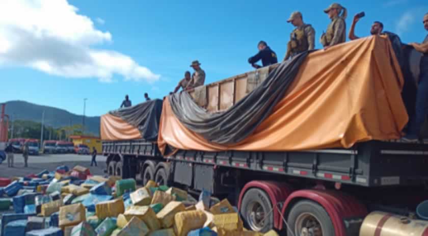 Ação conjunta apreende mais de 24 toneladas de maconha