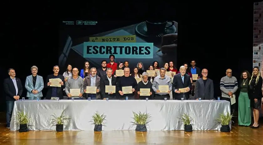 Município homenageia escritor mais longevo do Brasil e lança 32 novas obras de autores locais