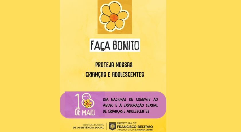 Beltrão realiza atividades no dia do combate ao abuso sexual de crianças