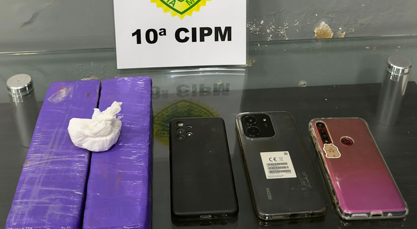 Dois homens são presos e adolescente é apreendido com drogas