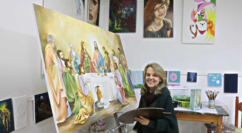 Ivonete Donatti de Medeiros a artista plástica que se inspira na natureza