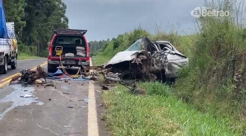 Acidente fatal entre Beltrão e Dois Vizinhos