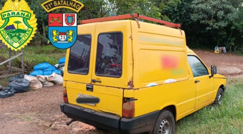 Carro furtado é recuperado, no Padre Ulrico