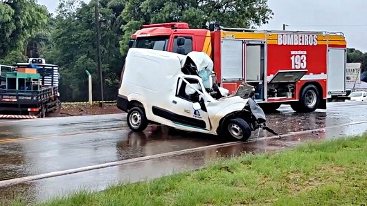 Gravíssimo acidente na SC 160 deixa homem morto em Campo Erê