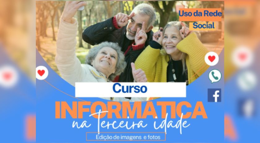 Idosos terão curso de informática gratuito