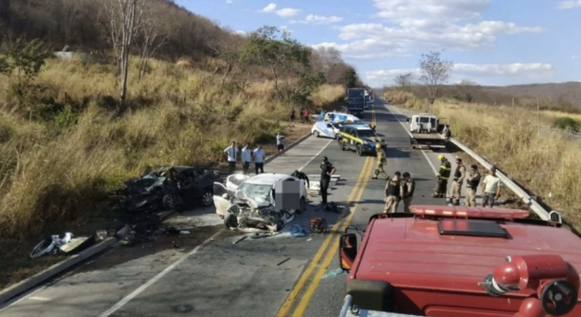 Fuga da PRF termina em acidente com sete mortos na BR-251