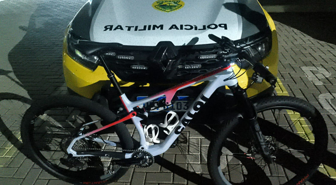 Homem é preso após furtar bicicleta em Itapiranga e tentar fugir para o Paraná