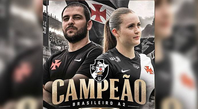 Cerqueirense Heloisa Fantinel Kuhn é campeã brasileira com o Vasco