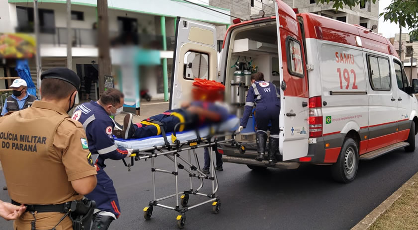 Homem é atropelado na avenida Atílio Fontana