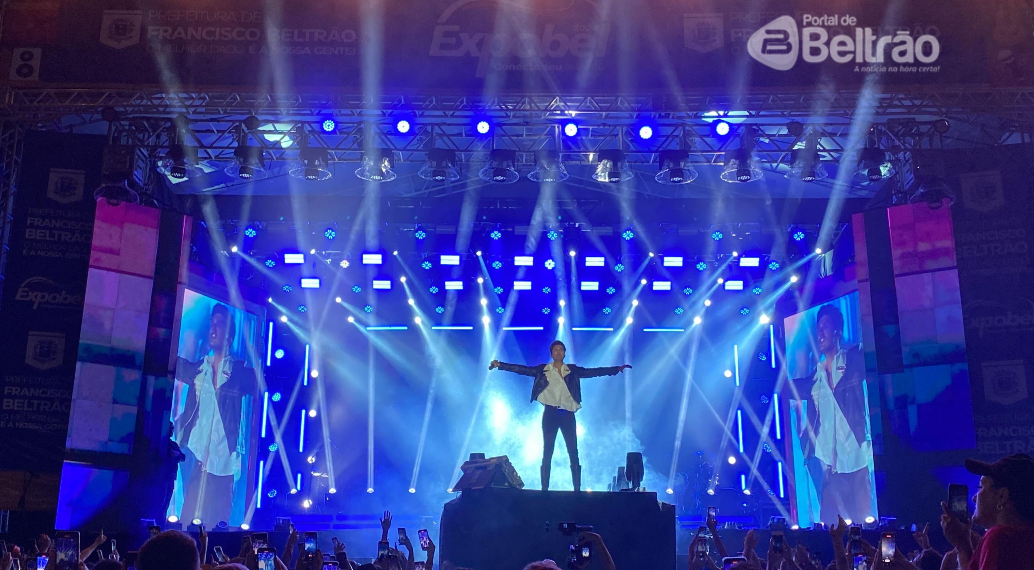 Show de Luan Santana encanta público na primeira noite da 31ª Expobel