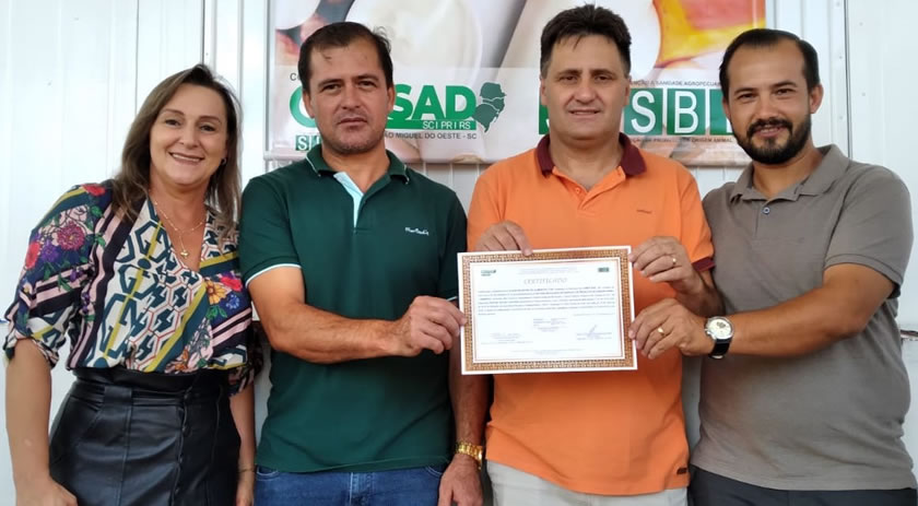 Empresa de Campo Erê recebe selo SISB/POA