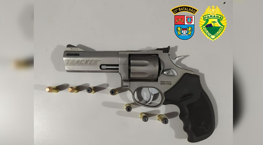 PM atende ocorrência de porte ilegal de arma de fogo após suposta ameaça
