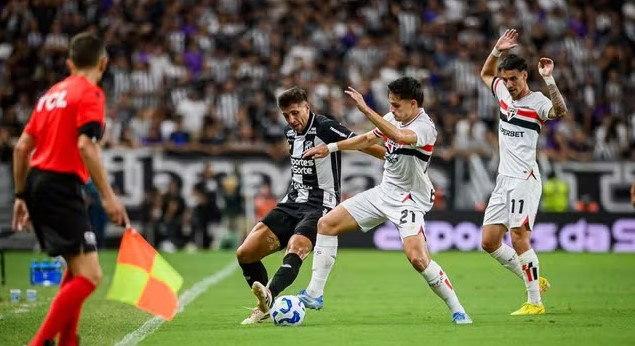 Ceará e São Paulo ficam no empate e estacionam na tabela de classificação