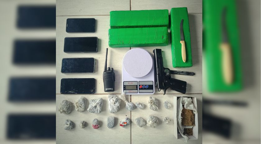 Polícia Militar prende casal por tráfico de drogas