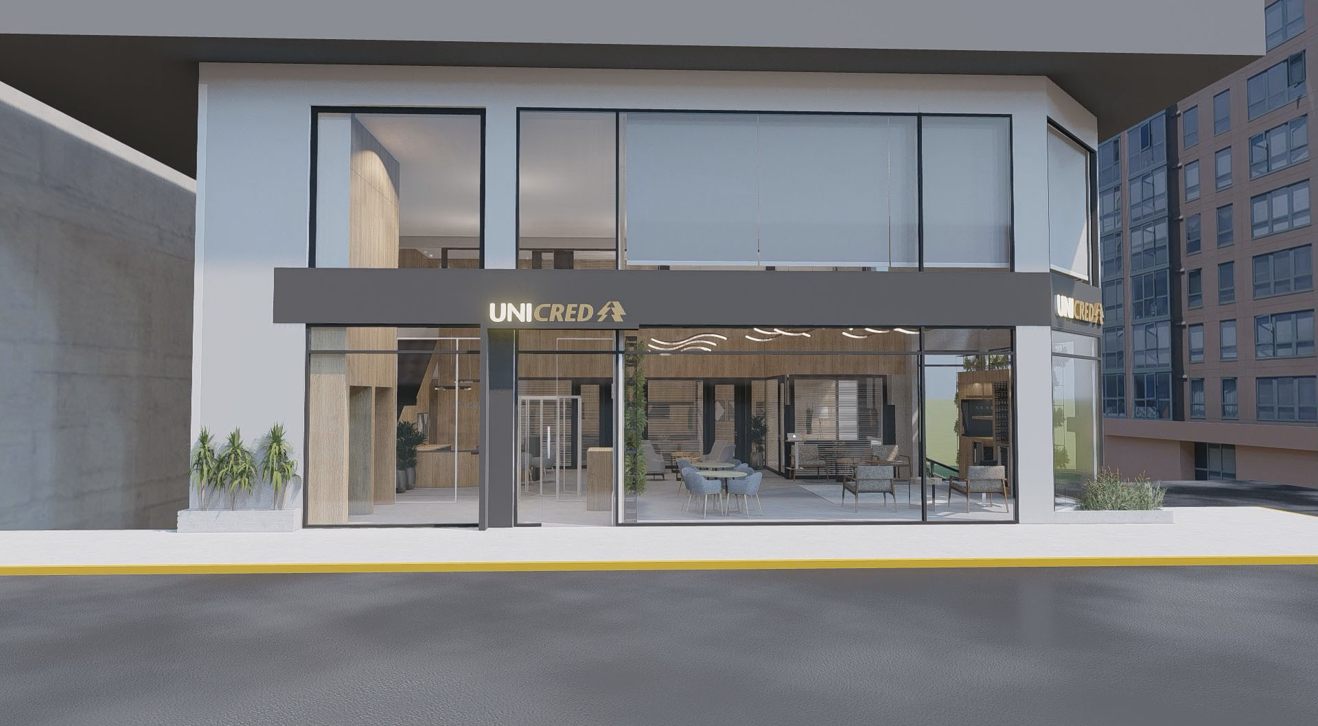 Unicred prepara novas instalações da cooperativa em São Miguel do Oeste