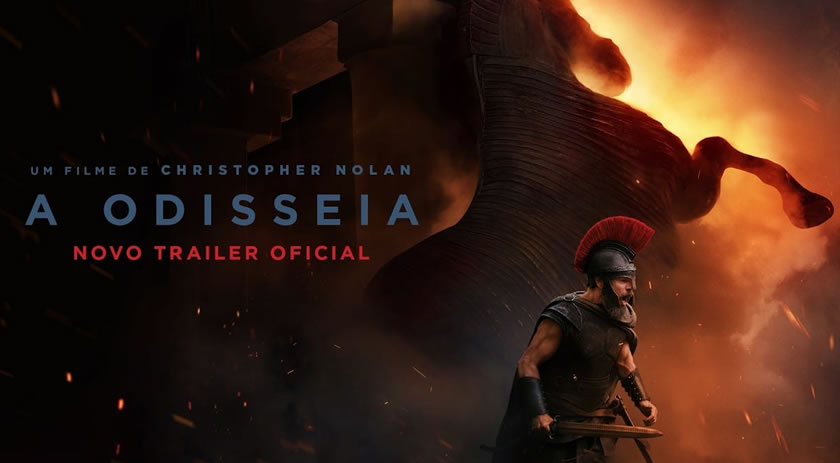 A Odisseia ganha trailer eletrizante com Robert Pattinson, Anne Hathaway e Tom Holland