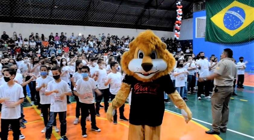 300 alunos de Campo Erê participam da formatura do Proerd 2021