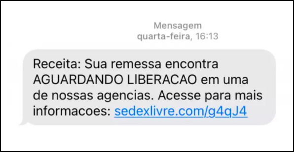 Golpistas enviam SMS com cobrança sobre encomenda taxada; saiba como agir