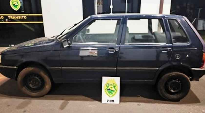 Polícia Militar recupera quatro carros e duas motocicletas com registro de furto